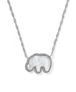 Elephant Short Pendant Necklace