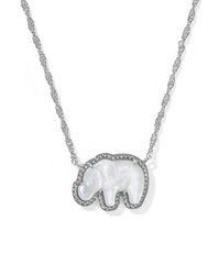 Elephant Short Pendant Necklace