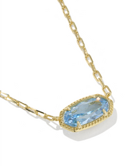 Elisa Luxe Short Pendant Necklace