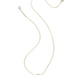 Elisa Pave Frame Short Pendant Necklace