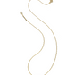 Elisa Pave Frame Short Pendant Necklace