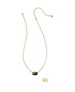 Elisa Riveted Short Pendant Necklace