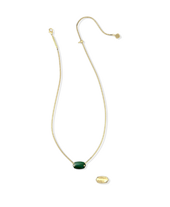 Elisa Riveted Short Pendant Necklace
