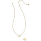 Elisa Riveted Short Pendant Necklace