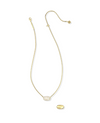 Elisa Riveted Short Pendant Necklace