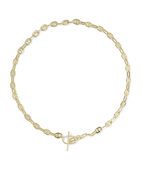 Elisa Toggle Link And Chain Necklace