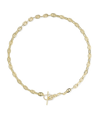 Elisa Toggle Link And Chain Necklace