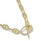 Elisa Toggle Link And Chain Necklace