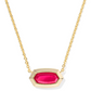 Elisa Bezel Short Pendant Necklace