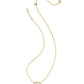 Elisa Bezel Short Pendant Necklace