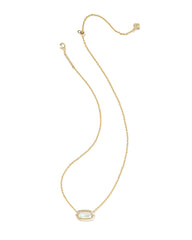 Elisa Bezel Short Pendant Necklace