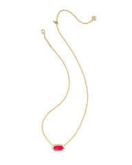 Elisa Bezel Short Pendant Necklace