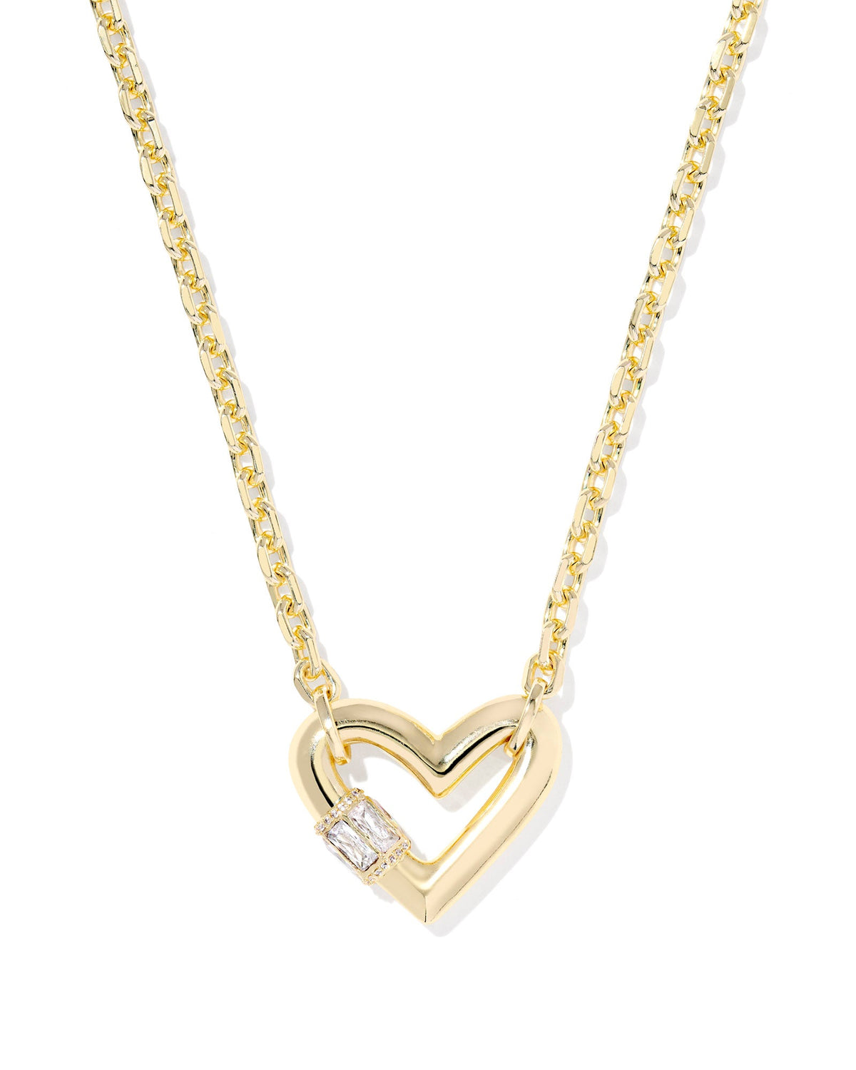 Emery Heart Short Pendant Necklace