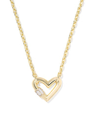 Emery Heart Short Pendant Necklace