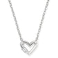 Emery Heart Short Pendant Necklace