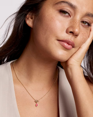 Mini Elisa Toggle Short Pendant Necklace