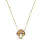 Mushroom Short Pendant Necklace