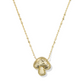 Mushroom Short Pendant Necklace