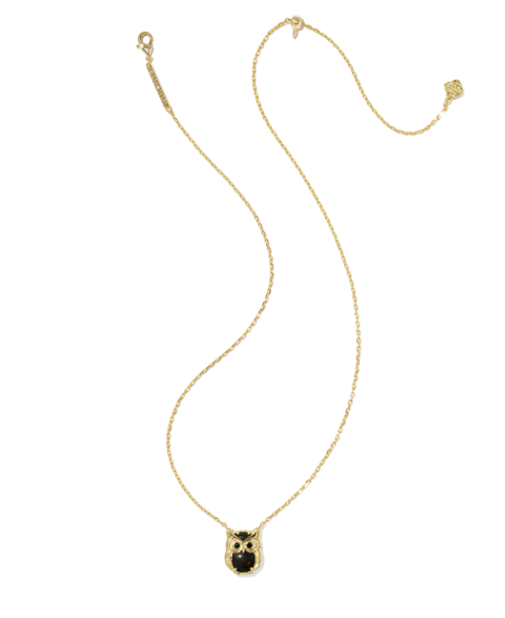 Owl Short Pendant Necklace