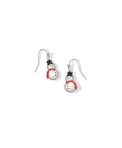 Snowman Drop Earrings
