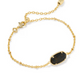 Tiger Striped Elaina Delicate Chain Bracelet