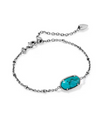 Tiger Striped Elaina Delicate Chain Bracelet
