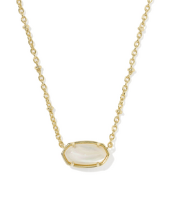 Tiger Striped Elisa Short Pendant Necklace