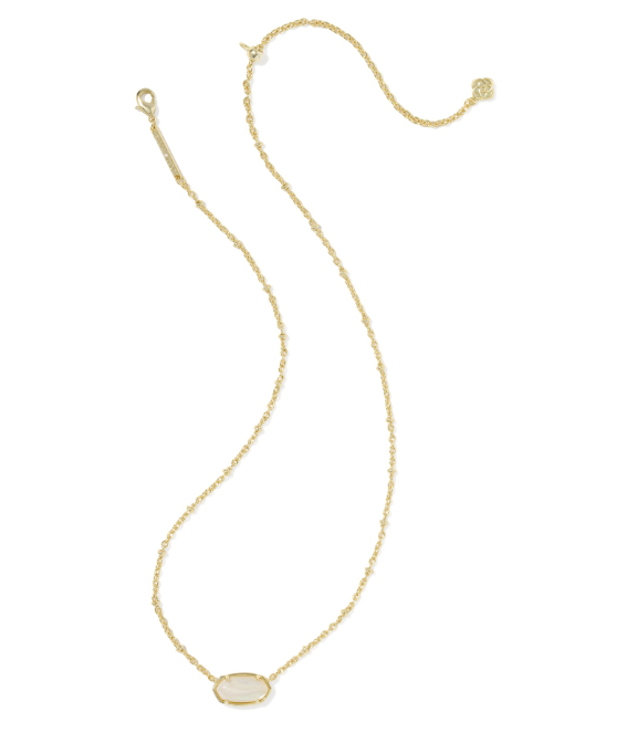 Tiger Striped Elisa Short Pendant Necklace