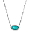 Tiger Striped Elisa Short Pendant Necklace