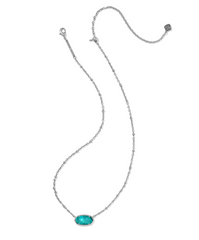 Tiger Striped Elisa Short Pendant Necklace