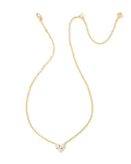 Kendra Scott Katy Heart Short Pendant Necklace Gold