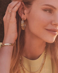 Kendra Scott Kelly Hoop Earrings Gold