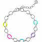 Kelsey Chain Bracelet in Silver Multi Color from Kendra Scott.