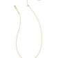 KENDRA SCOTT FRAMED ARI HEART SHORT PENDANT NECKLACE GOLD IRIDESCENT ABALONE.
