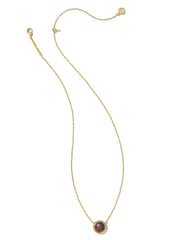 Kendra Scott Basketball Short Pendant Necklace - Gold
