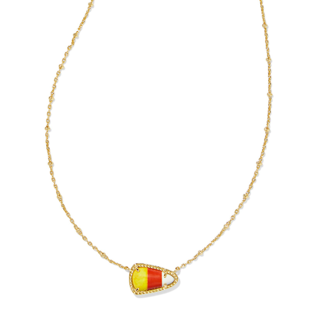 Kendra Scott Candy Corn Short Pendant Necklace.