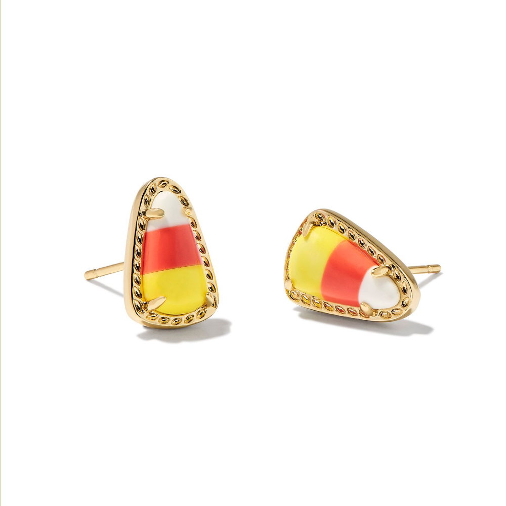 Kendra Scott Candy Corn Stud Earrings.