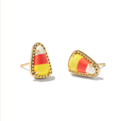 Kendra Scott Candy Corn Stud Earrings.