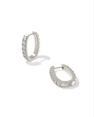 Kendra Scott Chandler Hoop Earrings - Silver