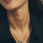 Checkered Flag Short Pendant Necklace