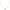 Kendra Scott cheerleading themed necklace in the color gold.