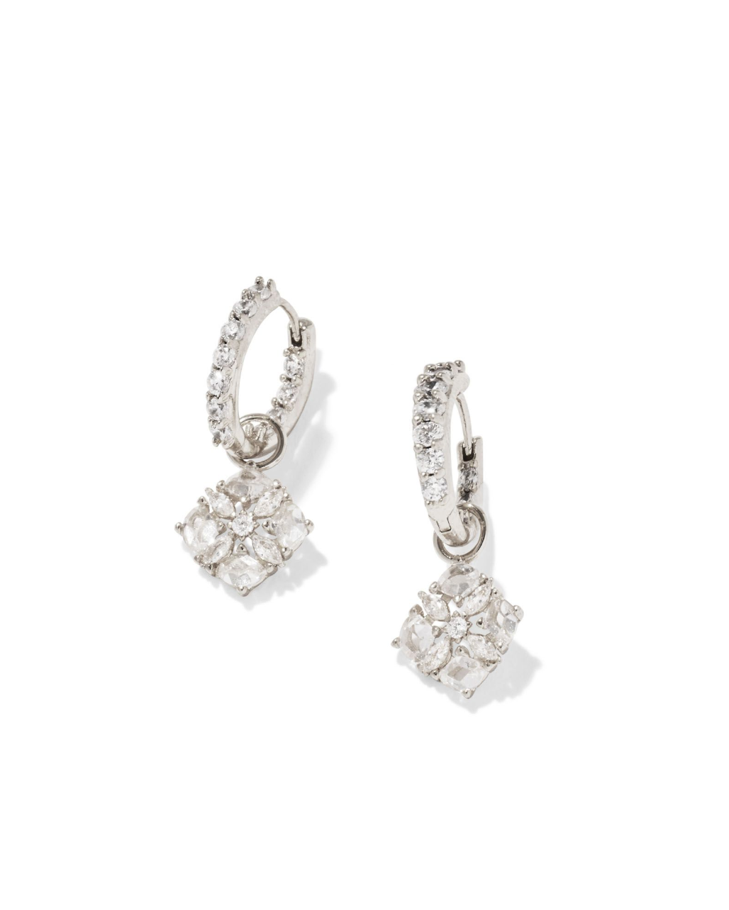 Kendra Scott Dira Crystal Huggie Earrings