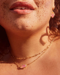 Elisa Petal Framed Short Pendant Necklace - Kendra Scott