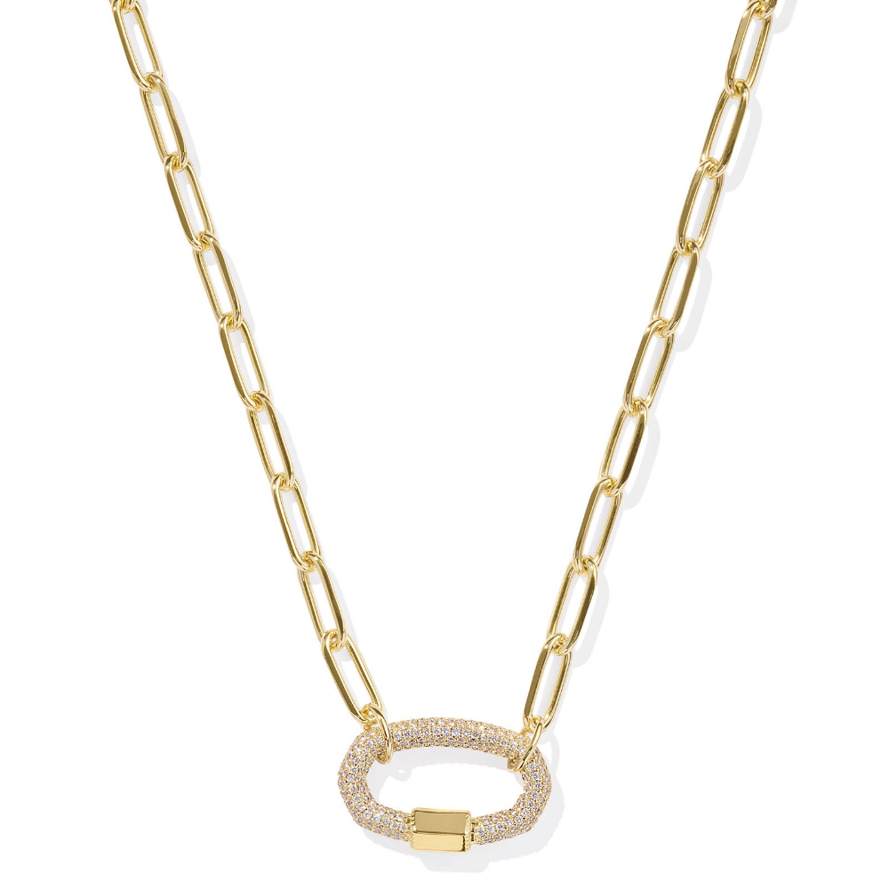 Emery Link And Chain Necklace in the color gold from Kendra Scott.