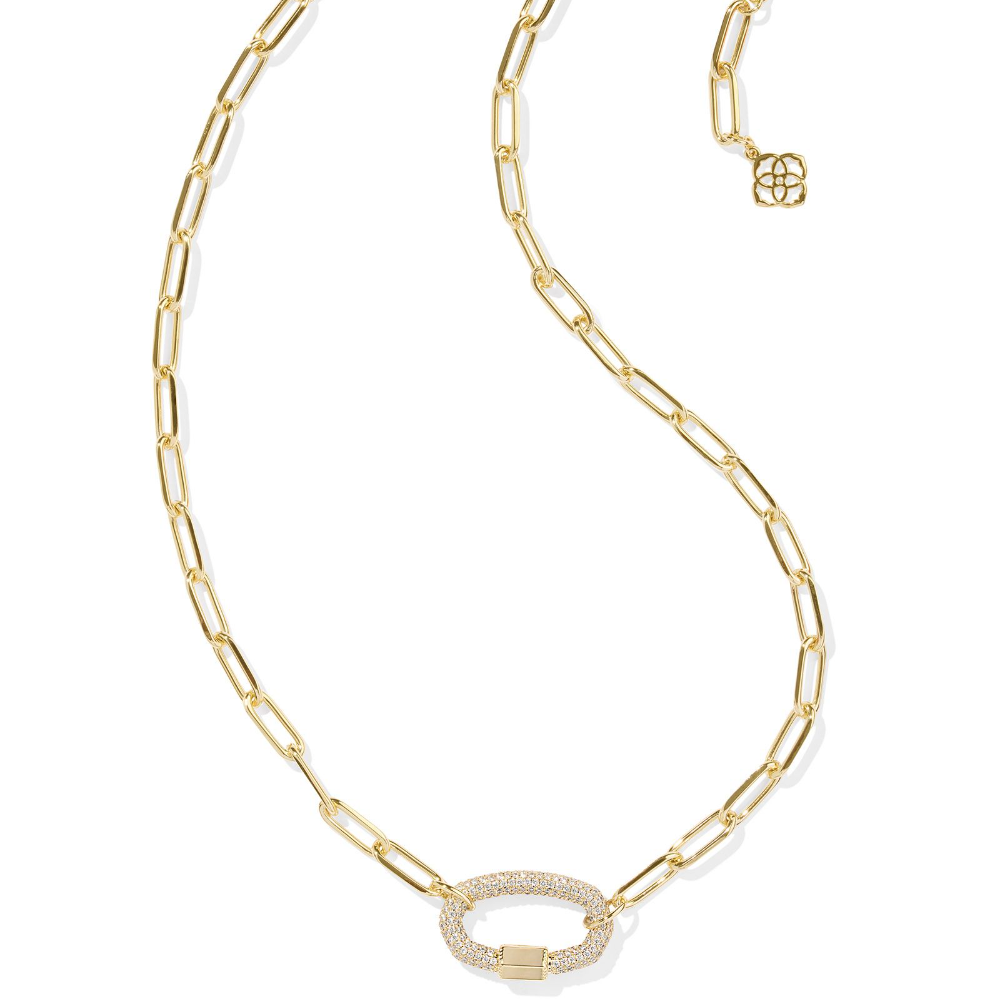 Emery Link And Chain Necklace in the color gold from Kendra Scott.