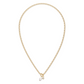 KENDRA SCOTT EVE CHAIN MULTI STRAND NECKLACE GOLD WHITE PEARL.