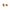 Gold colored stud earrings in the shape of footballs, designed by Kendra Scott.