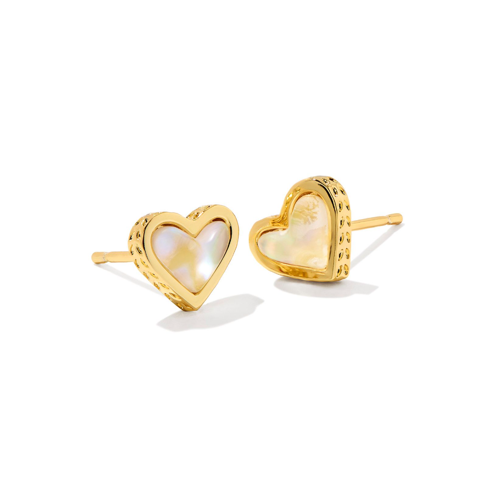 Framed Ari Heart Stud Earrings