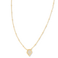 Kendra Scott Framed Tess Satellite Short Pendant Necklace - Gold