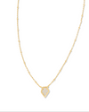 Kendra Scott Framed Tess Satellite Short Pendant Necklace - Gold